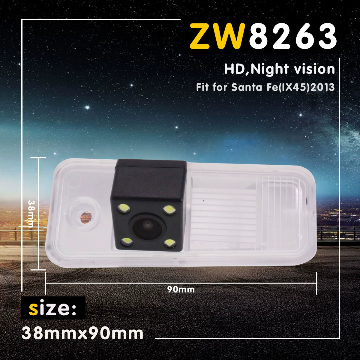 Применимо к 13 новой Отечественной версии камеры Shengda (IX45) заднего вида HD-камера заднего вида