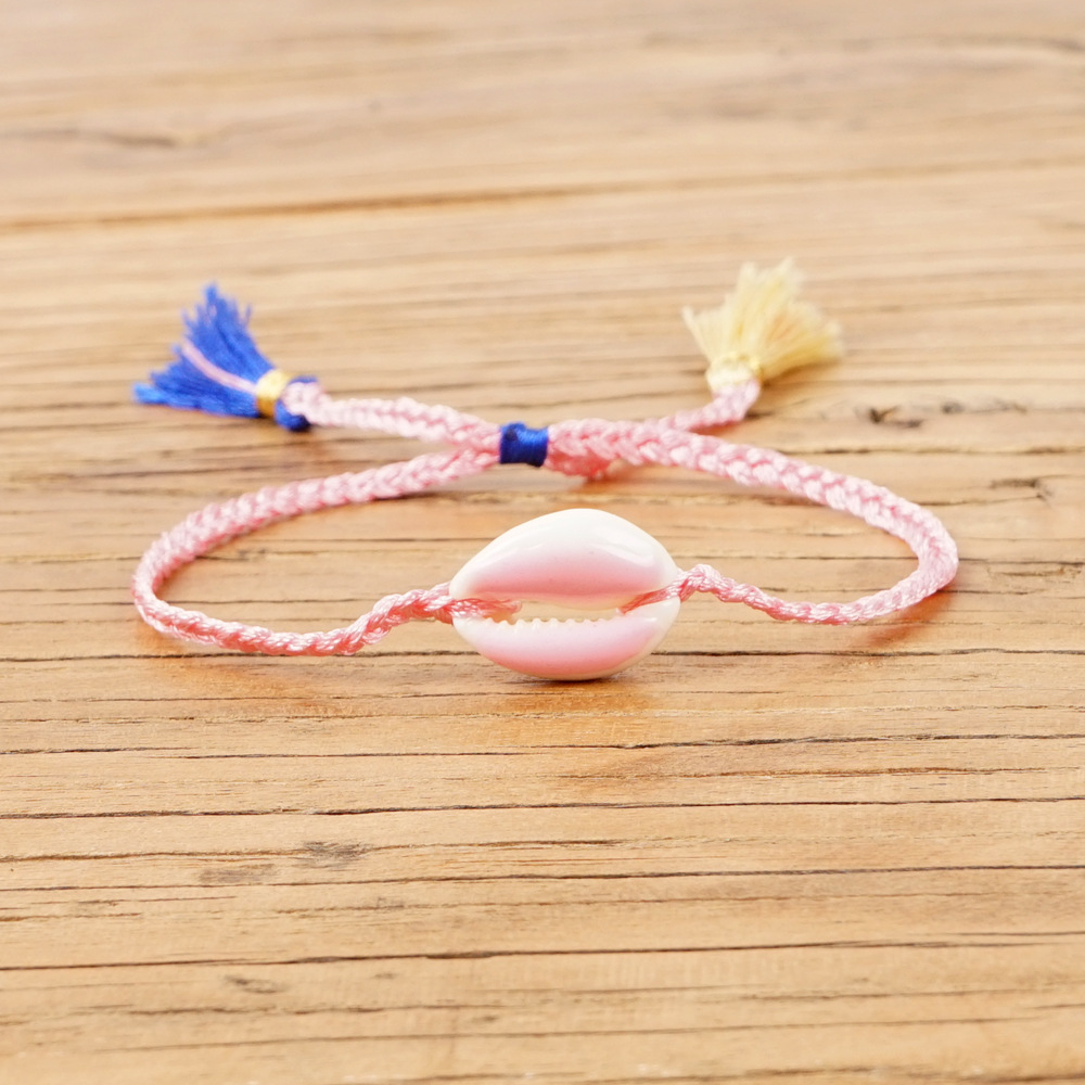 Fashion Tassel Hand-woven Multicolor Shell Bracelet display picture 23