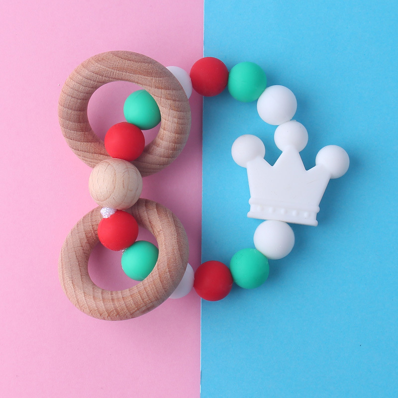 Directo de fábrica de silicona chupete Cadena de bebé de haya silicona teether juguete molar AliExpress Amazon nuevo