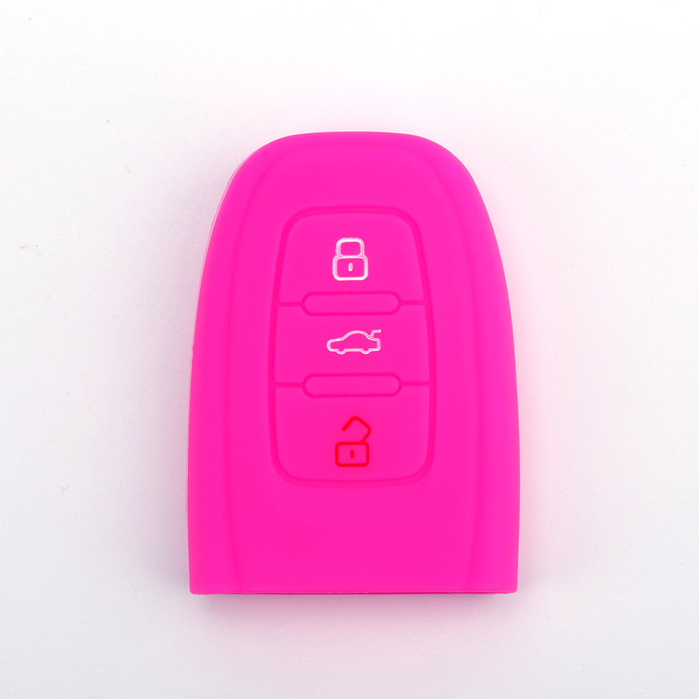 For Audi A6L RS6 RS7 silicone key case R8 S8 key case RS5S4 remote control case Silica ge