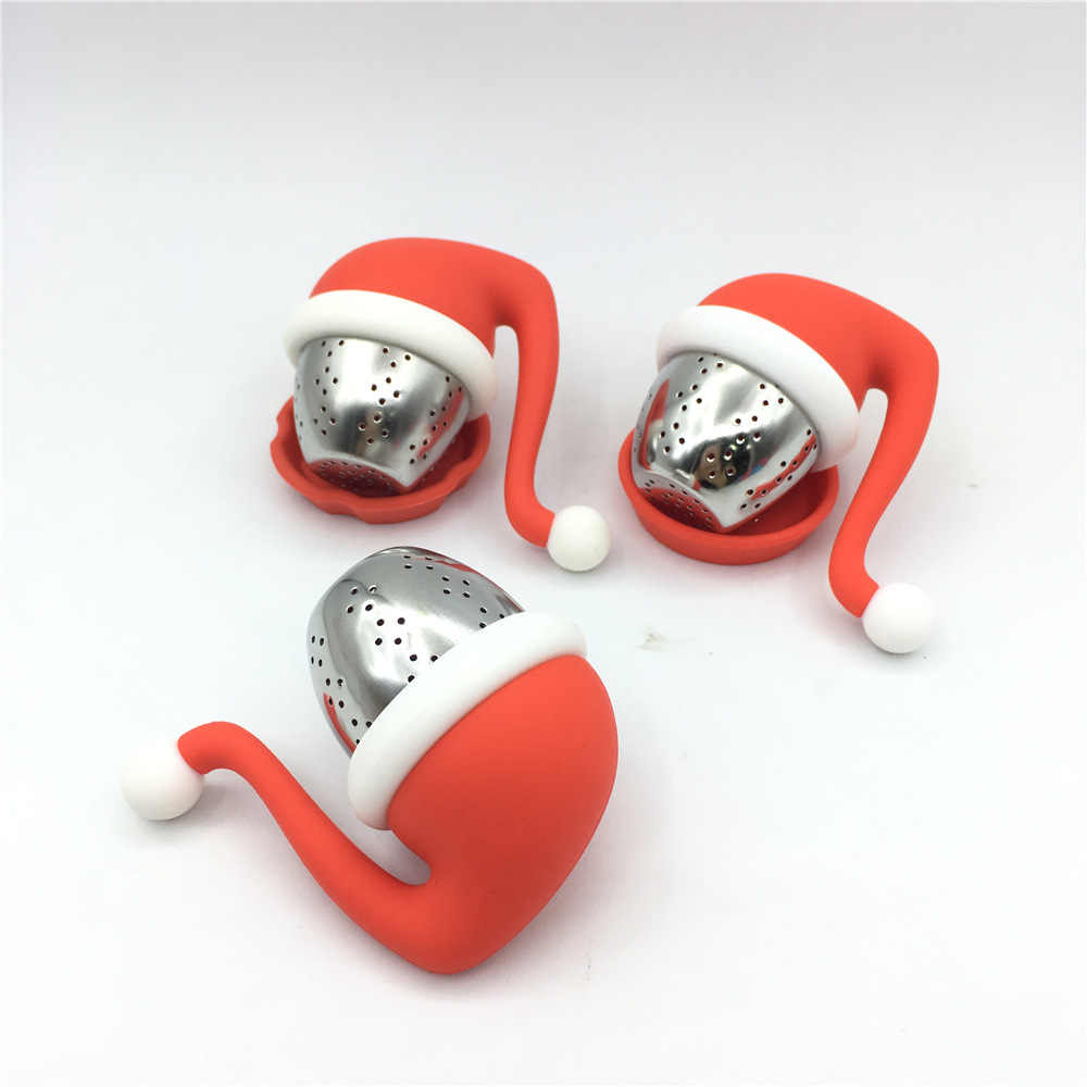 圣诞帽茶漏 Christmas hat tea infuse