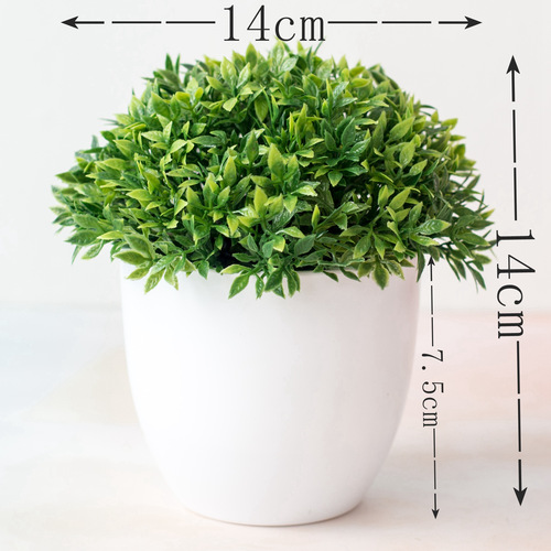 Simulated plant bonsai 32 mesh bamboo grass plant ornaments flower ball grass potted home decoration small ornaments