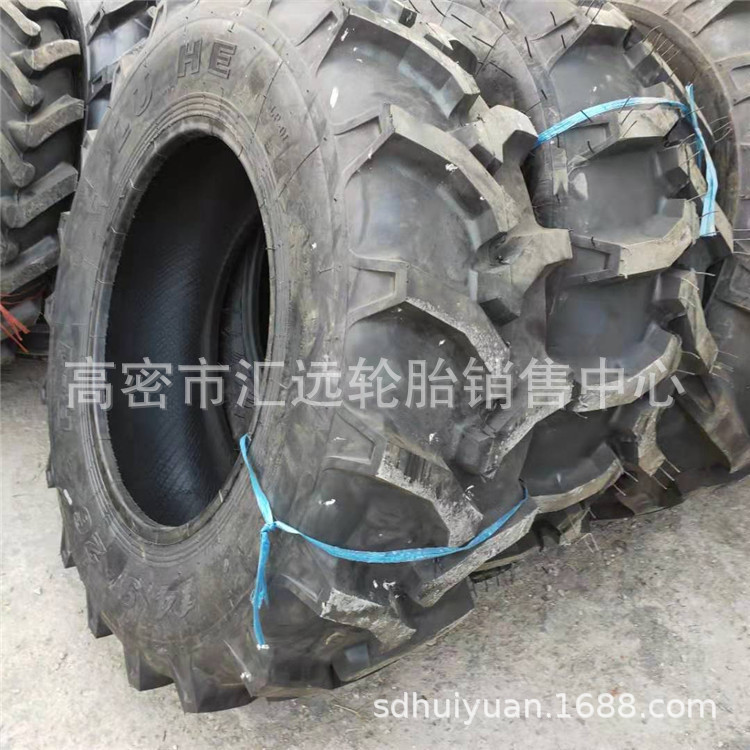 批发卢河9.5-24 8.3-24拖拉机轮胎R-1人字花纹 农用轮胎