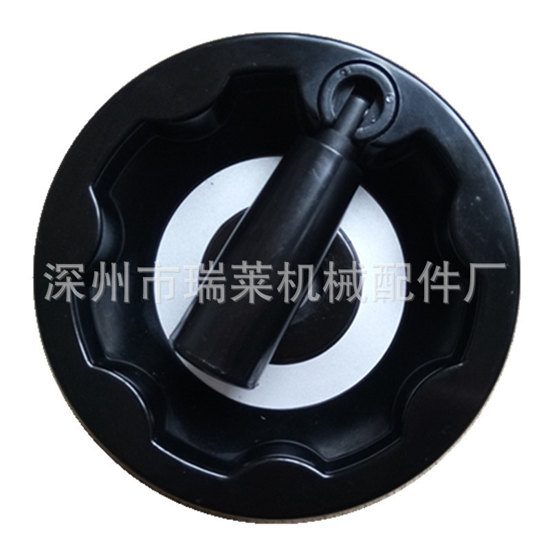 瑞莱厂家现货供应内波纹手轮12*100 机床配件胶木手摇手轮