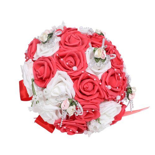 Alibaba.com European and American Style Wedding Bridesmaid Bouquets Creative PE Foam Wedding Accessories Artificial Flower Arrangements
