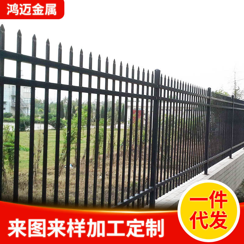 现货供应铸铁围栏厂家生产小区围墙别墅庭院铁艺护栏 铁栅栏-阿里巴巴