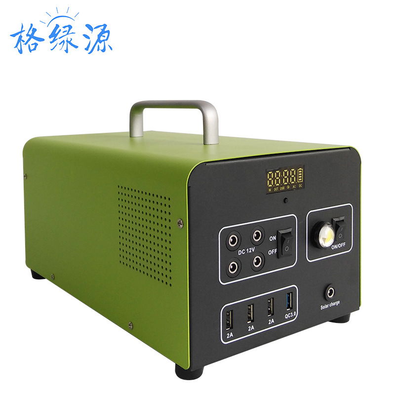 外壳500W交直流太阳能发电系统带家用小家电太阳能发电系统铁壳