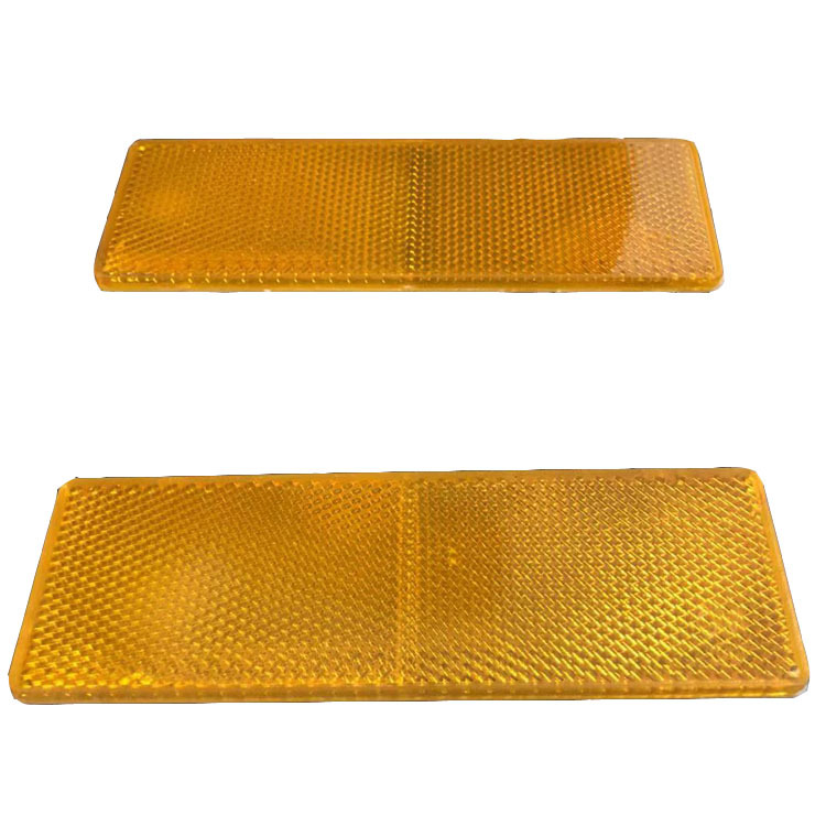 批发货车反光贴车身贴橘色交通警示标识塑料反光板夜光夜间反射器