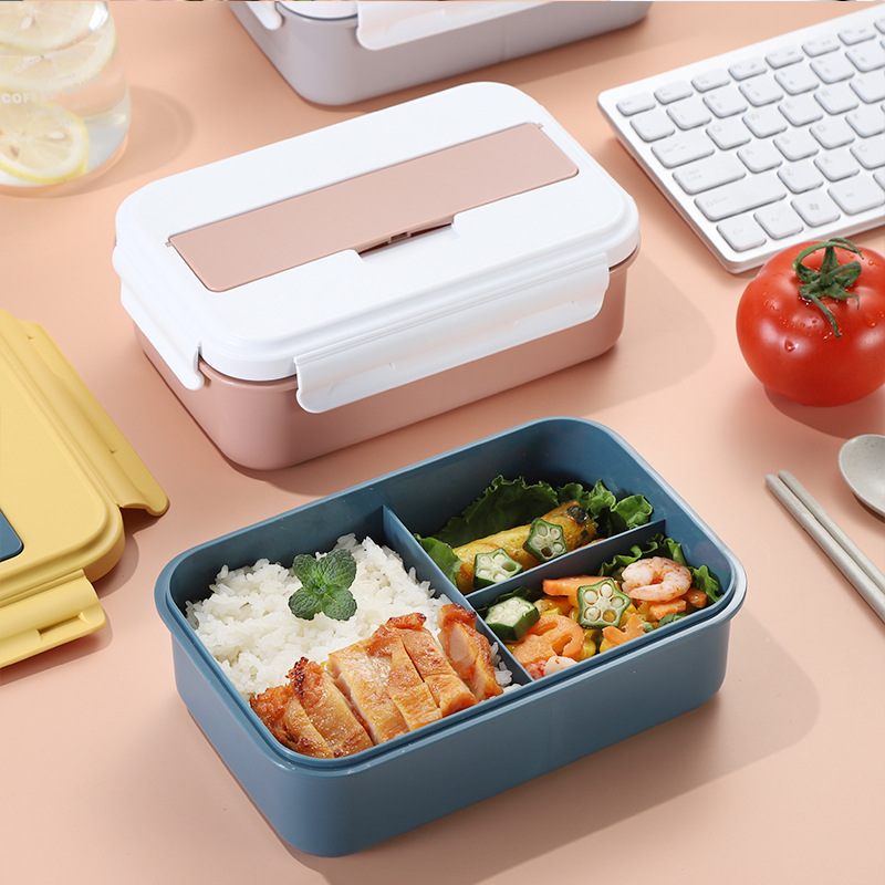 Spot plastic compartment lunch box with...