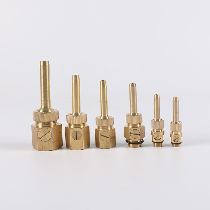 厂家批发 全铜开关直流喷头 加厚带阀直射喷头可调节水量景观喷头