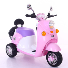 小木蘭兒童電動摩托三輪車男女寶寶早教可坐人充電遙控玩具童車