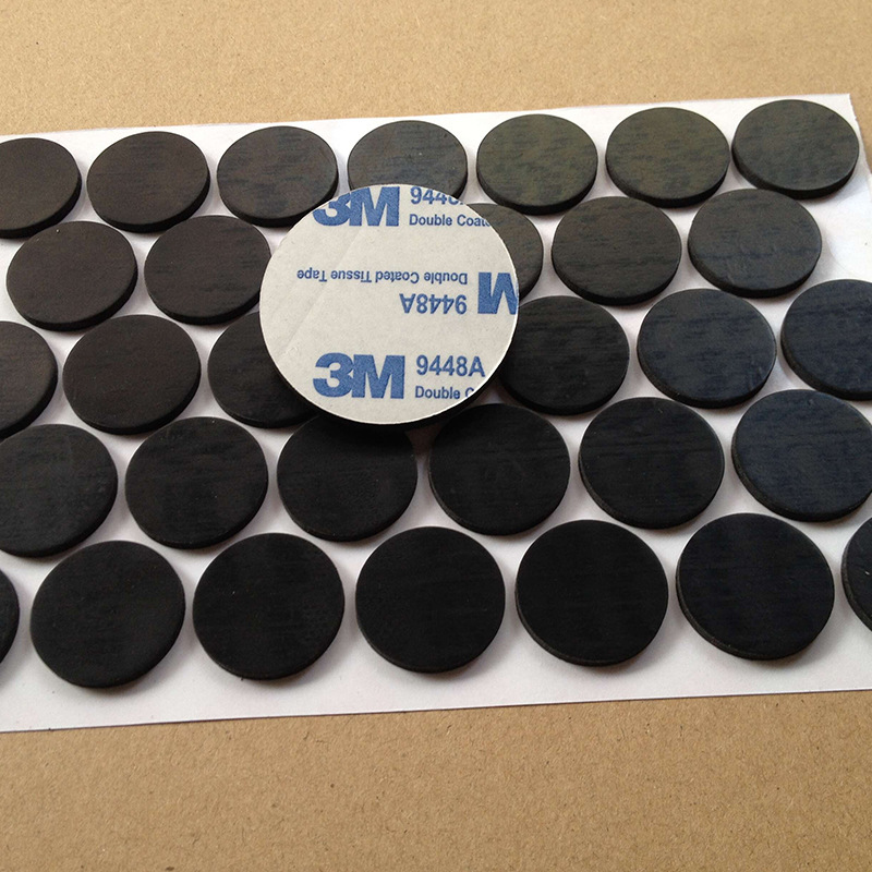 Manufactor supply black circular Gum seal up silica gel Washer grid Rubber mats wear-resisting Non-slip rubber door mat