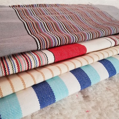 宏鑫源家纺批发手织老粗布加密加厚布料纯棉帆布四季毯凉席面料|ms