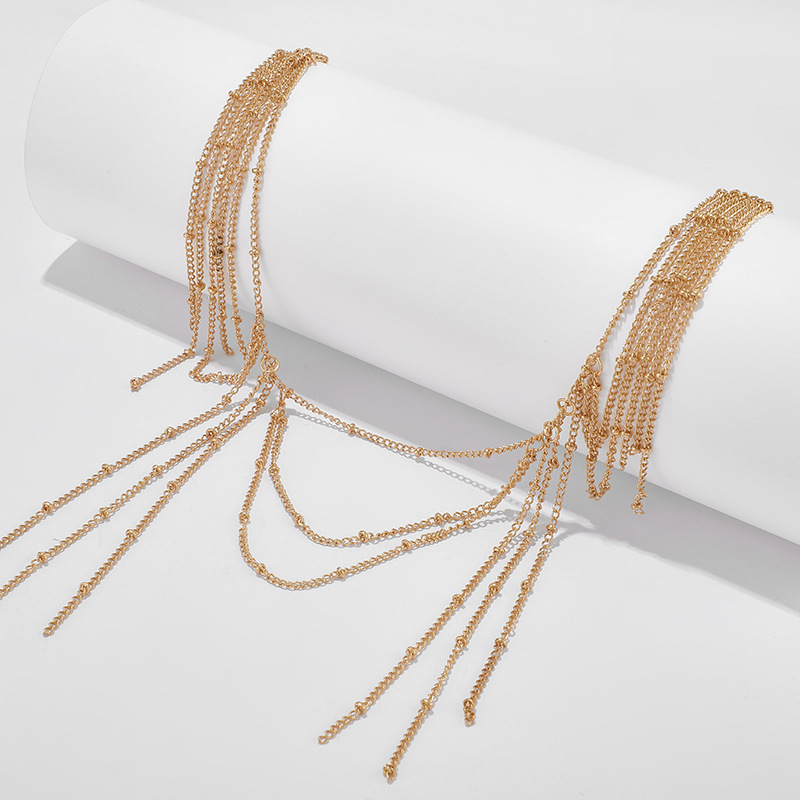 Fashion Personality Fringed Necklace Irregular Necklace Neck Chain Clavicle Chain Wholeales Fashion display picture 8