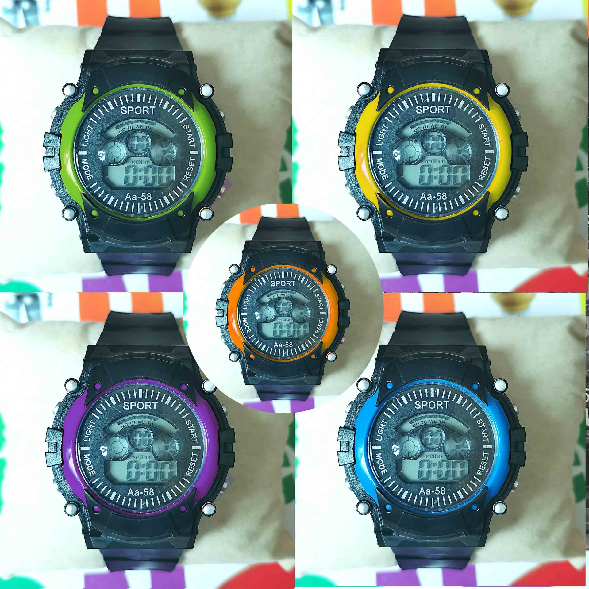 Universal electronic children's digital watch