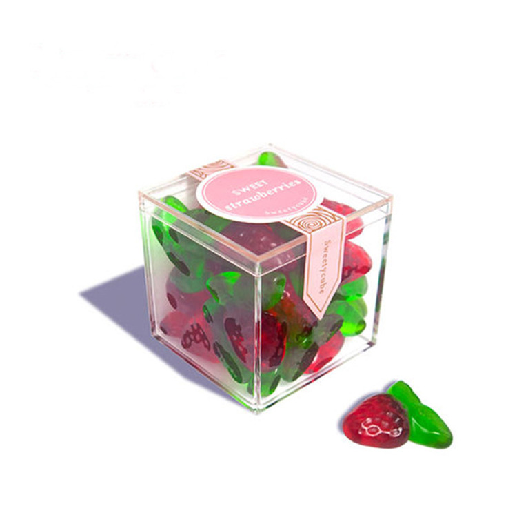 亚克力糖果盒55x55x55mm或80x80x80mm糖果盒带盖
