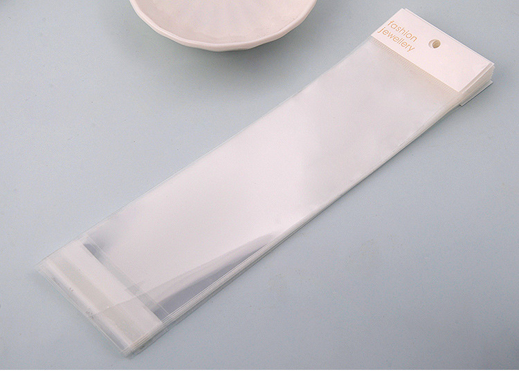 Basic Transparent Plastic Jewelry Packaging Bags display picture 2