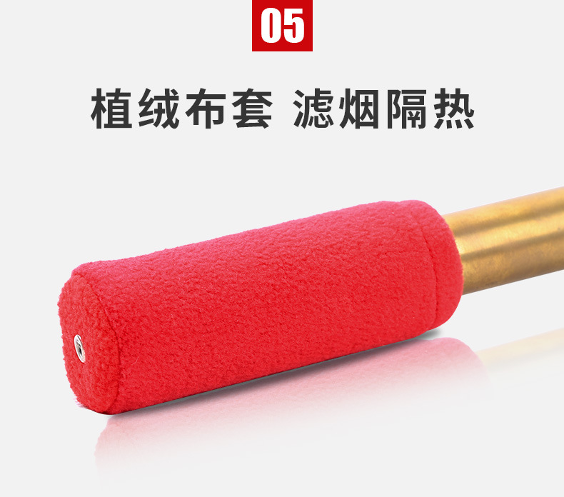 Copper Moxa Roller Stick with 12mm Smokeless Moxa Bars 10 Pack for Face Body Warm Massage quality and texture