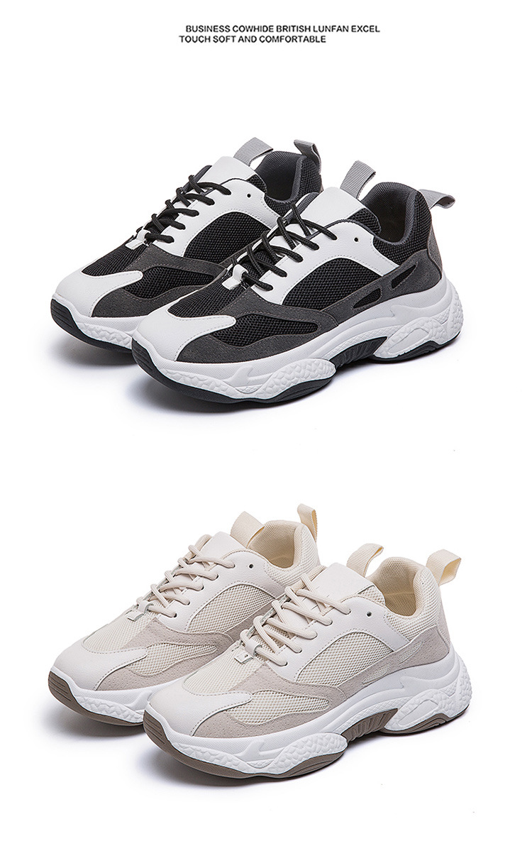 Chaussures de sport femme en Cuir + filet réel - Ref 3421158 Image 31