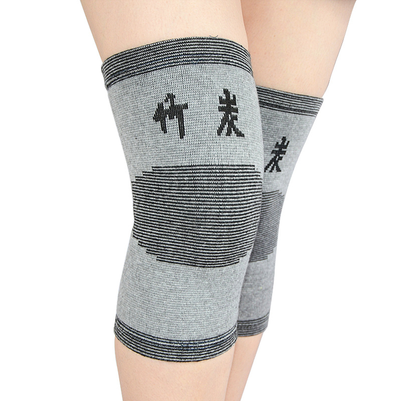 Bamboo charcoal Knee pads ultrathin ventilation Spring and summer men and women Bodybuilding badminton knee air conditioner knee joint keep warm