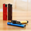 The new 803 five -color electroplated metal shell windproof lighter wholesale creative personality advertising lighter