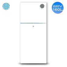 供应220V船用电冰箱160L双门冷藏冷冰直冷定频冰箱轮船电器现货特
