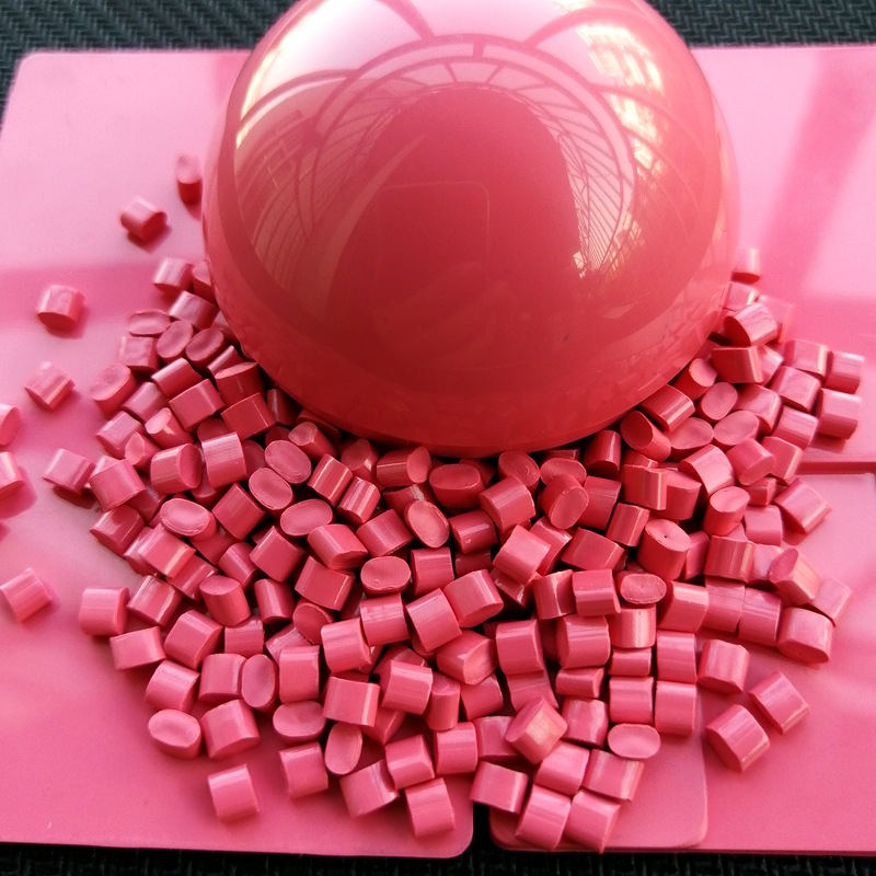 ABS彩色遮光料 粉红色ABS遮光0.8mm不透光原料 高光泽颜色可来样