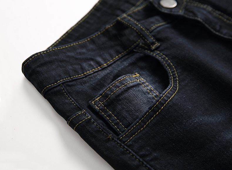 Herren Jeans Mit Distressed Look Und Geradem Bein_voghion.com