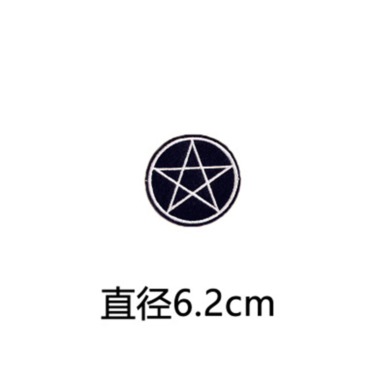 Longsheng bordado carta pegatinas de tela al por mayor accesorios ropa zapatos y sombreros parche negro plancha insignia