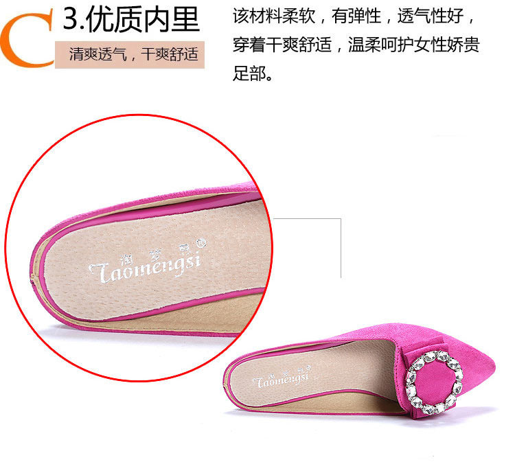 Dép sandal nữ bít mũi đế mềm đính đá — A1-3 Màu mơ, A1-6 màu hồng, Màu trắng A1-3, Màu tím A1-6 chi tiết 31