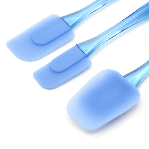 Silicone Spatula, Buttery Scraper, Cream Cake Scraper, Batter Whisk, Oil Brush Three-Piece Baking Tool Set