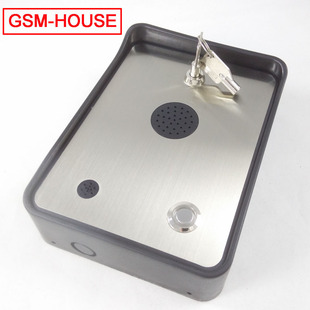 GSM-HOUSE GSM call voice intercom access control-exported to European and American markets (black shell)