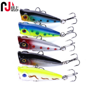 Big Popper Lures Hard Plastic Minnow Baits Fresh Water Bass Swimbait Tackle Gear