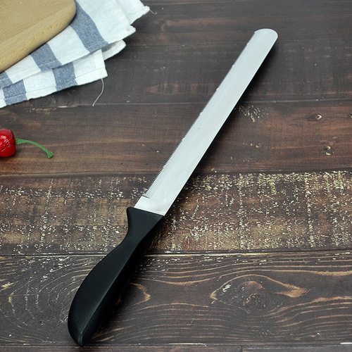 厂家批发面包刀 锯齿不锈钢蛋糕刀吐司切刀 水果刀烘焙厨房工具