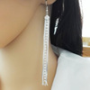 Modern accessory, fashionable long earrings, wholesale