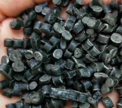 PC/ABS黑色再生料颗粒回料环保阻燃注塑耐高温适纸厂颗粒合金塑料