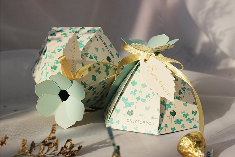 Wedding Occasion Valentine'S Day Festival Valentine's Day Plaid Flower Paper Wedding Gift Wrapping Supplies