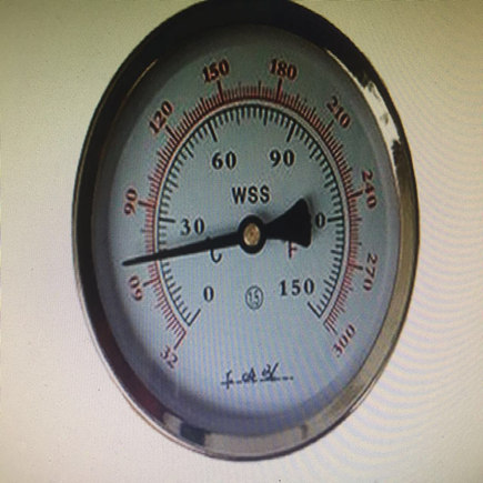 数显就地显示温度计 0-300℃ 尾长400 补偿导线5米