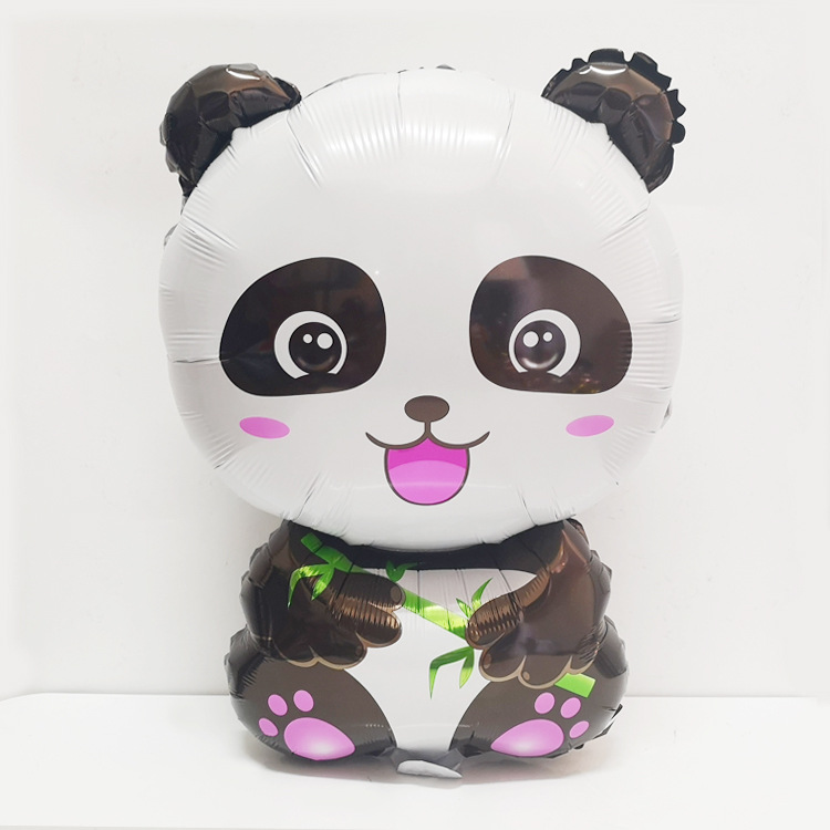 Birthday Panda Aluminum Film Party Balloons display picture 1