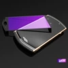 3D edge glue purple blue light black