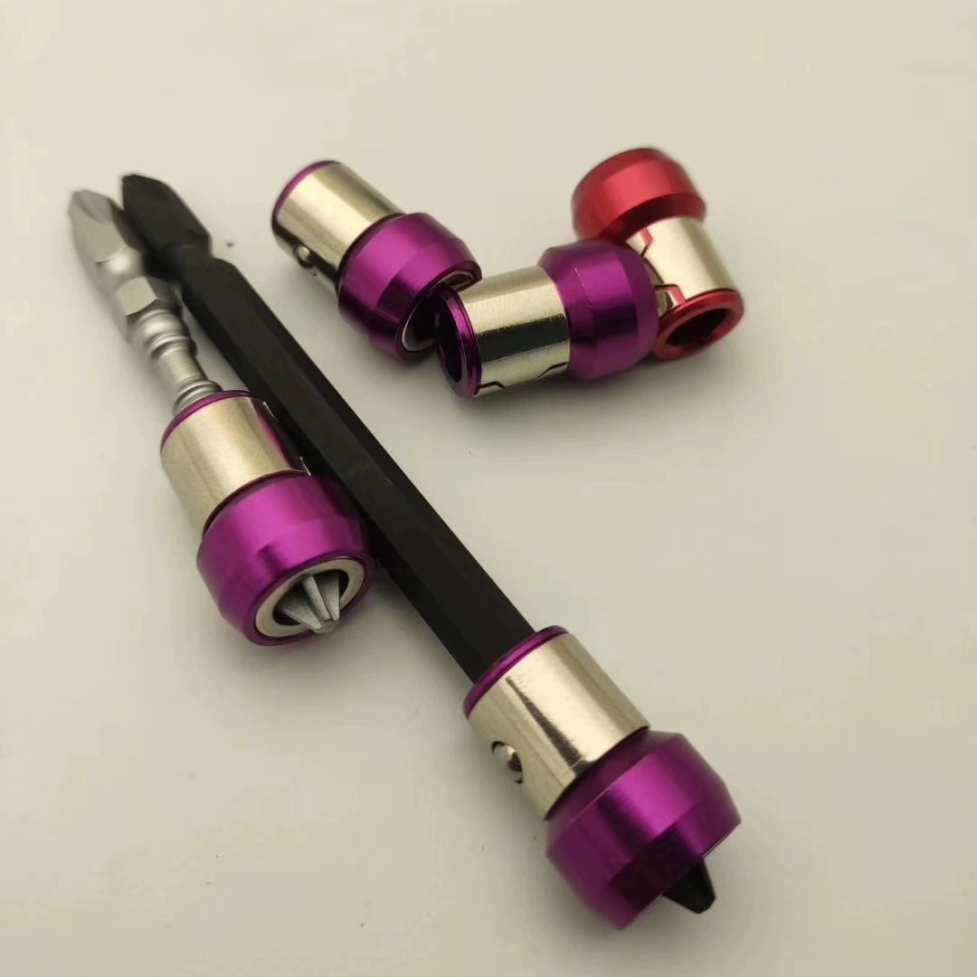 Магнитная кольцевая насадка для отвертки сильная дозирующая головка магнитное кольцо металлическая головка отвертки плюс Магнитный локатор универсальное магнитное кольцо