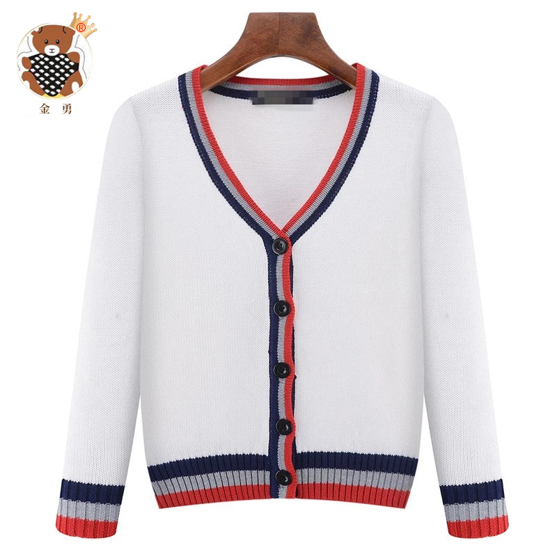 Procesamiento personalizado [Jinyong] jardín de infantes ropa de primavera y otoño ropa infantil suéter de punto Cardigan
