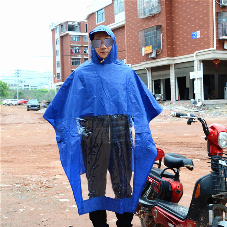 Ten yuan shop daily necessities single electric bicycle poncho adult 9.9 yuan wholesale PVC raincoat wholesale Ten yuan shop daily necessities single electric bicycle poncho adult 9.9 yuan wholesale PVC raincoat wholesale