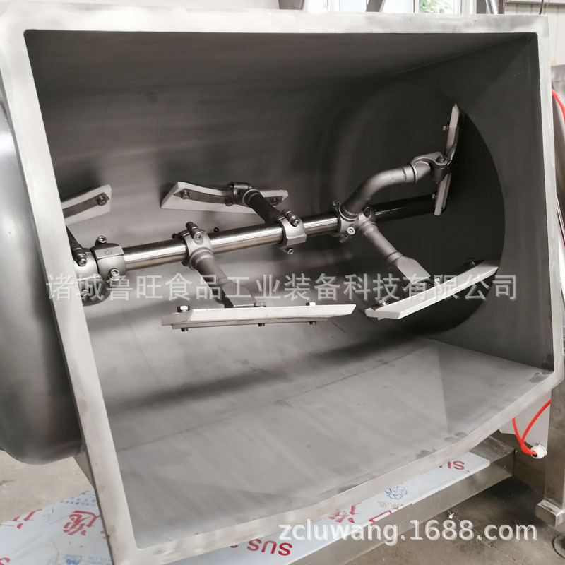 横轴搅拌炒锅 卧式火锅底料横轴搅拌炒锅 高粘物料横轴搅拌炒锅
