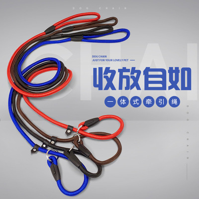 P链狗狗牵引绳训狗链子泰迪博美中小型犬狗带遛狗绳幼犬宠物用品