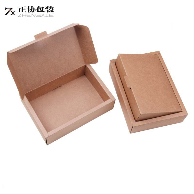 端午节礼盒 烘焙包装盒牛皮纸盒糕点纸盒茶叶翻盖牛皮纸盒批发