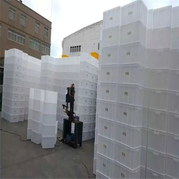 塑料周转箱消毒餐具箱38*24*10CM塑料筐长方形物料五金配件塑胶框