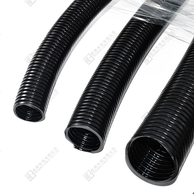 厂家直销  阻燃穿线管  电工电气绝缘套管 PP阻燃波纹套管 直径25