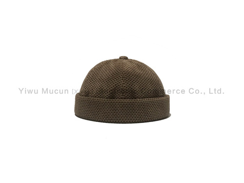 Gourd ruff hat, warm in autumn and winter, rogue hat, stylish rebel hat, retro beanie, sailor hat, hip-hop plain color landlord hat for men
