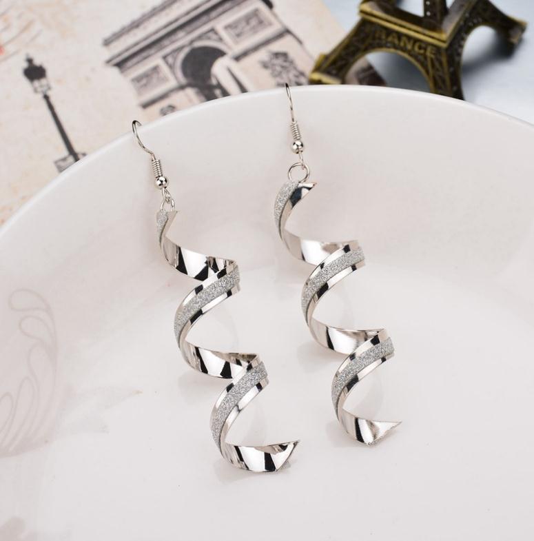 Inlay Design 1 Pair Simple Style Classic Style Solid Color Inlay Alloy Rhinestones Drop Earrings